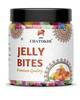CHATOKDE Tasty Sugar Coated Jelly Candy Bites,Mixed-Fruit, 400 gram [Jar Pack] view 1