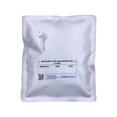 Shilpent Multi Foil Gas Sampling Bag (Capacity- 5 liter)(MOC  Aluminum, Plthln, Nylon, and PP)(Filling capacity - < 90% of the total volume)(Pack of 1)