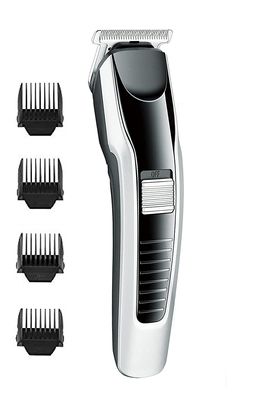 EVOLT Electric Hair Trimmer for Men - Rechargeable Clipper Shaver With Adjustable Blade and 4 Combs (Black)