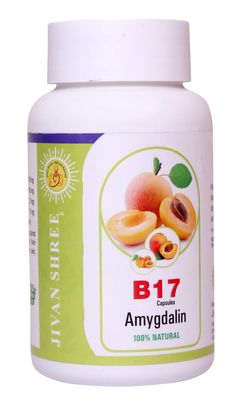 Vitamin B17 500 mg Purest Amygdalin 99.5% (Apricot Kernel) Extract 60 Capsules