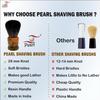 Pearl shaving Premium ultra Soft Synthetic Bristle shaving brush for Men (Marble orange) For Men's Valentine's Day Gift Option view 2