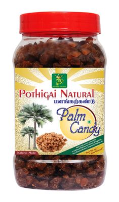 Pothigai Natural Palm Candy (Panang kalkandu) 500Grams 1st Quality Organic Palm Candy Made in 100% Pure Natural Traditional Method