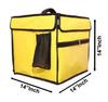 Quaffor Yellow Food/Cake/swiggy/Pizza hot delivery Backpack 14 * 14 * 14 inch view 2