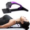 RESTCLOUD Neck Stretcher For Neck Pain Relief,Upper Back And Shoulder Relaxer For Muscle Relax And Spine Alignment,Cervical Traction Device Adjustable 4 Level (Purple) view 1