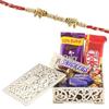 Astonished Retail Small Chocolate Surprise Gift Box | Rakhi Chocolate for Brother | Rakhi Chocolate Hamper | Roli, Chawal, Chandan, Misri | 530 view 1