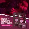 Bigfun Flavoured Condoms Combo Pack for Men  Pack of 4 (10 pcs Each, Total 40 pcs) | Multi Flavour  Bubblegum, Strawberry, Chocolate & Xtra Time | Extra Dotted, Ribbed, Lubricated & Latex Condoms | Long-Lasting, Skin-Friendly & Delay for Men view 2