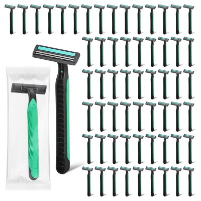 Disposable Razors in Bulk ,Razors individually wrapped bulk,Twin Blade Razors with Clear Safety Cap, Razors For Homeless, Hotel,Air Bnb,Shelter/Homeless/Travel (30PCS)
