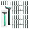 Disposable Razors in Bulk ,Razors individually wrapped bulk,Twin Blade Razors with Clear Safety Cap, Razors For Homeless, Hotel,Air Bnb,Shelter/Homeless/Travel (30PCS) view 1
