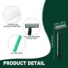 Disposable Razors in Bulk ,Razors individually wrapped bulk,Twin Blade Razors with Clear Safety Cap, Razors For Homeless, Hotel,Air Bnb,Shelter/Homeless/Travel (30PCS) view 2