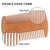 Beard Brush Kit, Double Doublesided Design Beard Comb Natural Bristles Convenient for Dad for Boyfriend for Husband view 2
