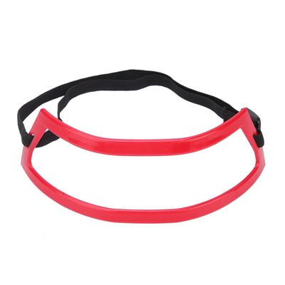 Men Neckline Shaving Template Neck Hair Trimming Styling Red Hairline Shaping Guide Tools for Trimming, Mustache, Neckline and Hairline Line-up