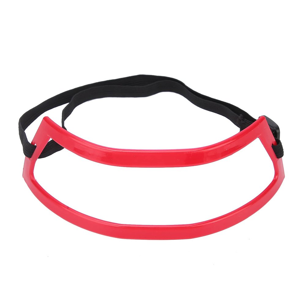 Men Neckline Shaving Template Neck Hair Trimming Styling Red Hairline Shaping Guide Tools for Trimming, Mustache, Neckline and Hairline Line-up