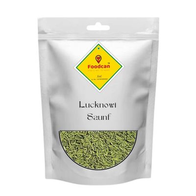 Foodcan Fennel Seeds Small | Thin Green Barik Saunf | Lucknowi Sounf | for Mouth Freshener- 800 grams- Super Saver Pack