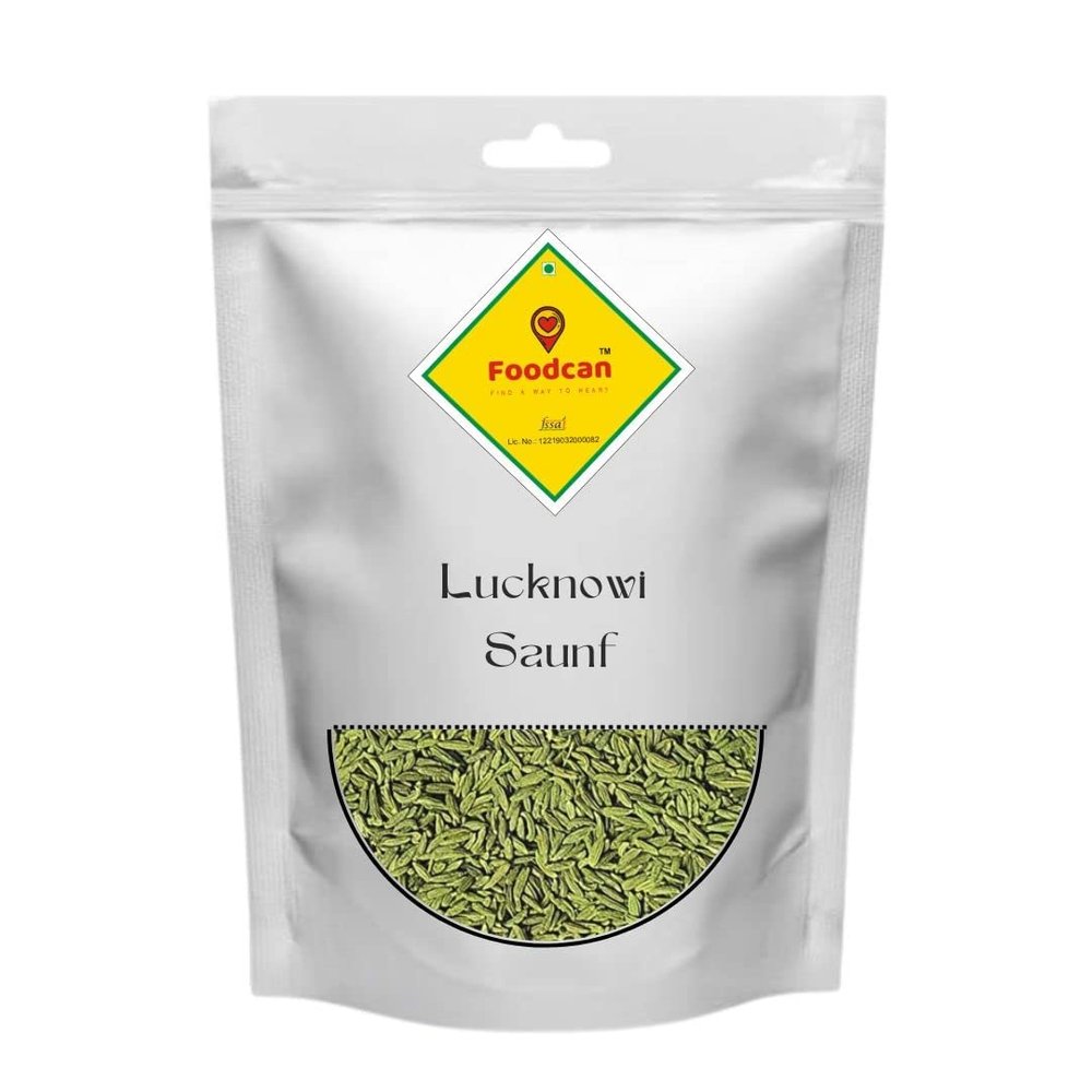 Foodcan Fennel Seeds Small | Thin Green Barik Saunf | Lucknowi Sounf | for Mouth Freshener- 800 grams- Super Saver Pack