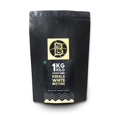 Bharath Bakers Kochi- Kerala White Mixture- 1Kg - Salted- No Preservatives