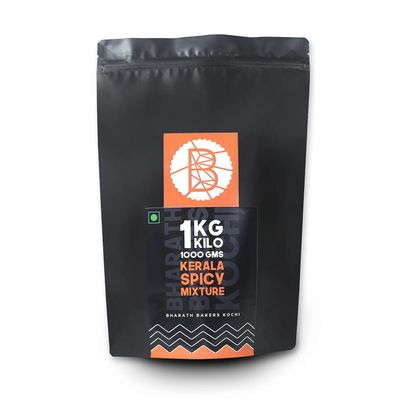 Bharath Bakers Kochi- Kerala Spicy Mixture- 1Kg - No Preservatives