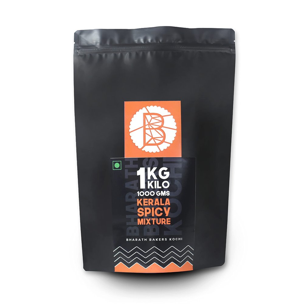 Bharath Bakers Kochi- Kerala Spicy Mixture- 1Kg - No Preservatives