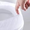 AUXA Disposable Toilet Seat Cover Non-woven Fabric Travel Pocket Friendly Disposable Toilet Seat Covers | No Direct Contact with Unhygienic Seats | Seat Covers for Outing,Public Toilet |5pcs/set view 3