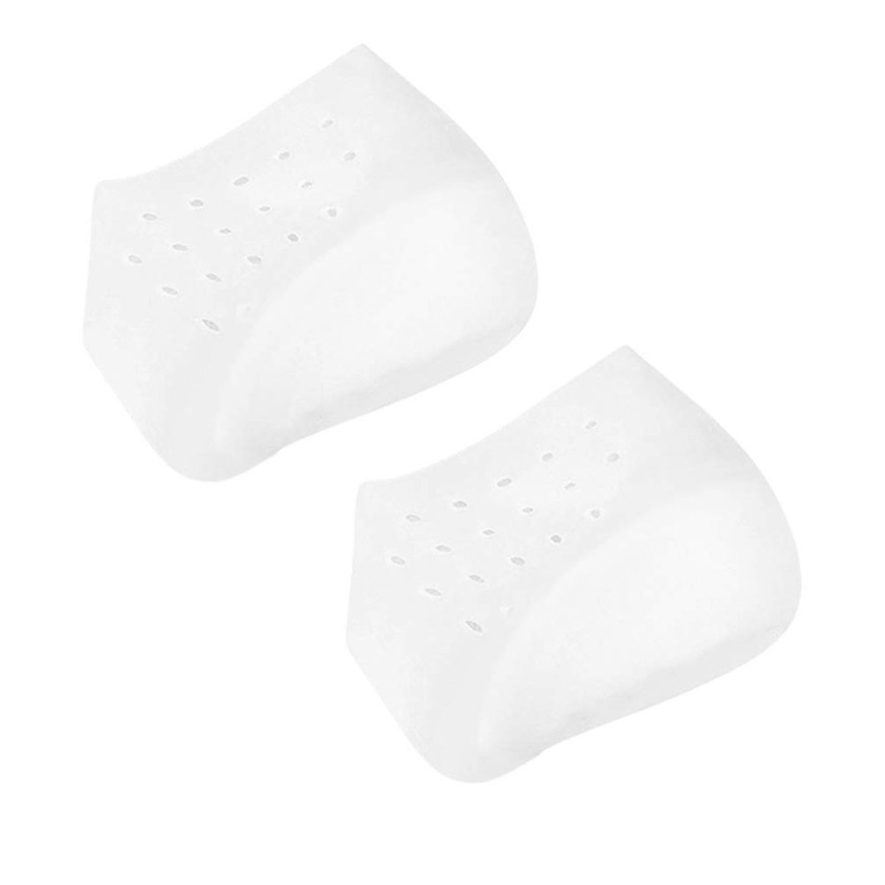 HEALLILY Silicone Heel Covers Height Increase Insoles Inserts Gel Heel Cushion Plantar Fasciitis Inserts Pads Heel Guards Supports for Foot Leg Length Heel Relief (5. 5cm)