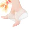 HEALLILY Silicone Heel Covers Height Increase Insoles Inserts Gel Heel Cushion Plantar Fasciitis Inserts Pads Heel Guards Supports for Foot Leg Length Heel Relief (5. 5cm) view 2