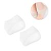 HEALLILY Silicone Heel Covers Height Increase Insoles Inserts Gel Heel Cushion Plantar Fasciitis Inserts Pads Heel Guards Supports for Foot Leg Length Heel Relief (5. 5cm) view 3