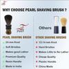 Pearl shaving Premium ultra Soft Synthetic Bristle shaving brush for Men (Brown) view 2