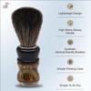 Pearl shaving Premium ultra Soft Synthetic Bristle shaving brush for Men (Brown) view 3