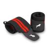 JUST RIDER Wrist Support Band With Thumb Loops - Professional Grade Wrist Braces for Men & Women - Weight Lifting, Crossfit, Powerlifting, Strength,Training, Gymnastics, Bowling (Red) view 1