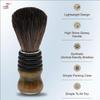 Pearl shaving Premium ultra Soft Synthetic Bristle shaving brush for Men (Brown black) view 3