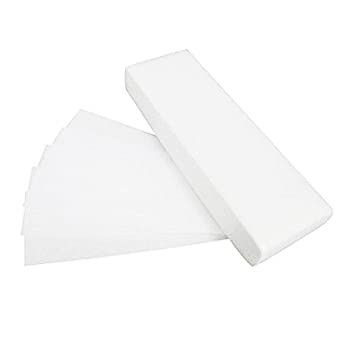 Plenteous Waxing strips For Women Hair Removal Non-woven wax strips, Full body Waxing Strips Use on Legs, Underarms, Facial Eyebrow (White) (35)