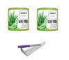 CUVLY Wax Waxing Hair Removal Hot Wax Kit,Aloe Vera 600g + Aloe Vera Wax 600g + strip 70pcs + knife Wax Combo Kit (Pack of 4) (Aloe Vera Wax & Aloe Vera Wax) view 1