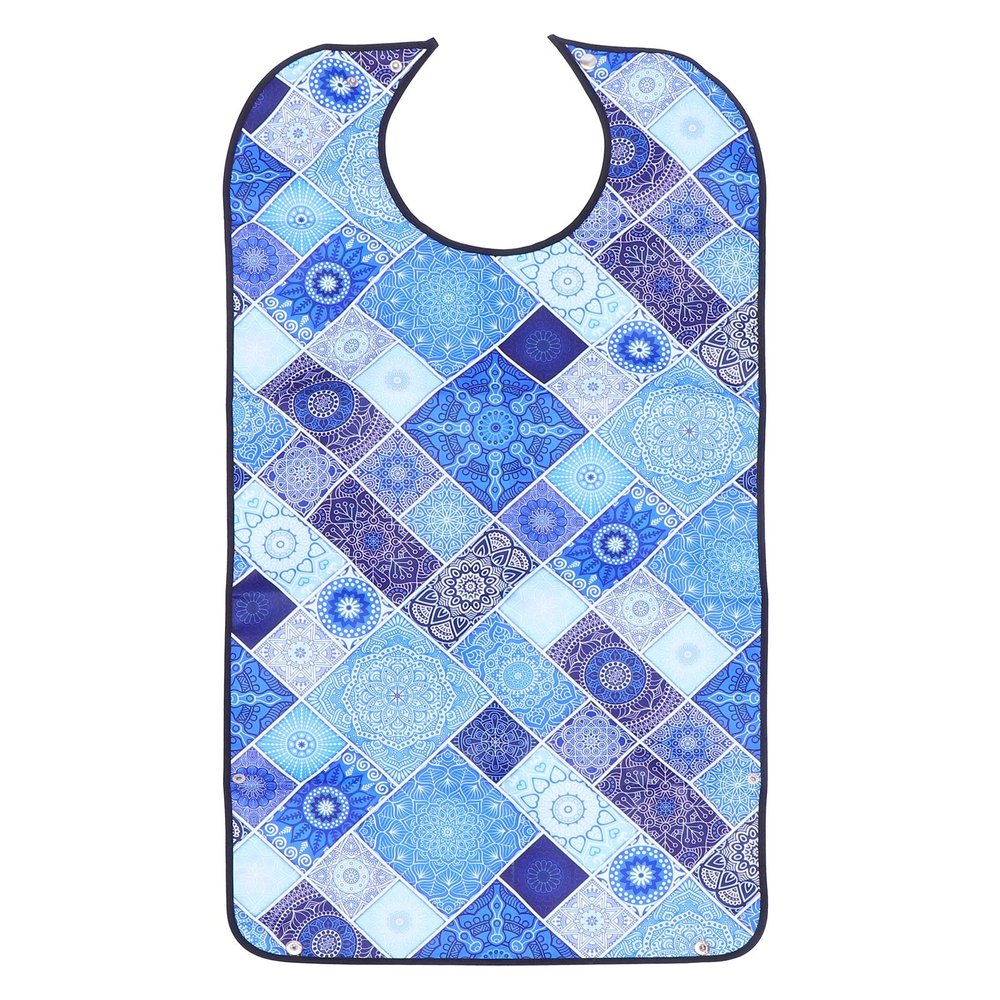 Adult Mealtime Bib Protector Waterproof Elderly Eating Apron Clothing Protector