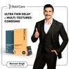 Bold Care Multi textured condoms + Ultra Thin Delay Condoms - Super Saver pack - Designed to fit perfectly - Paraben free view 2