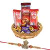 Astonished Retail Mini Chocolate Celebrations Pack | Ganesh Ji Rakhi with Chocolate for Brother | Rakhi Chocolate Hamper | Roli, Chawal, Chandan, Misri | 639 view 1