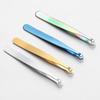 HEALLILY Nose Hair Trimmer Round Tip Precision Nose Hair Tweezers Clip Stainless Steel Eyebrow Clippers for Safely Trim Hair Nose Facial Hair Removal Tool Silver view 3