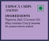 Bharath Bakers Kochi- Salted Tapioca Chips- 600 Grams - (2 X 300 Grams)- Coconut Oil fried- No Preservatives view 4