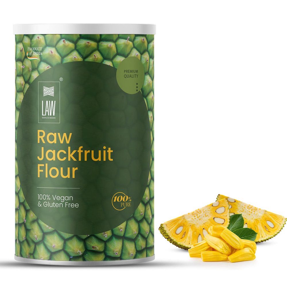 looms & weaves - Raw Jack Fruit Flour/Green Jack Fruit Powder - 250 gm (Gluten free, Low-Glycemic, Paleo & Vegan)