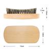 OSALADI Beard Brush for Men Natural Bristle Beard Brush with Wood Handle Shaving Cleaning Brush Professional Facial Brush for Men Father Husband Birthday view 2