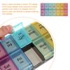 ARTIBETTER 1pc Big Pill Container Large 2 Times a Day Medicine Organizer 7 Day Pill Dispenser Am Pm Weekly Pill Vitamin Box for Elderly view 3