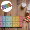ARTIBETTER 1pc Big Pill Container Large 2 Times a Day Medicine Organizer 7 Day Pill Dispenser Am Pm Weekly Pill Vitamin Box for Elderly view 4