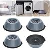 Wosta Anti Vibration Washer Dryer Pads with Suction Cup Feet, Fridge Washing Machine Leveling Feet Anti Walk Pads Shock Absorber Furniture Lifting Base(4 Piece). view 3