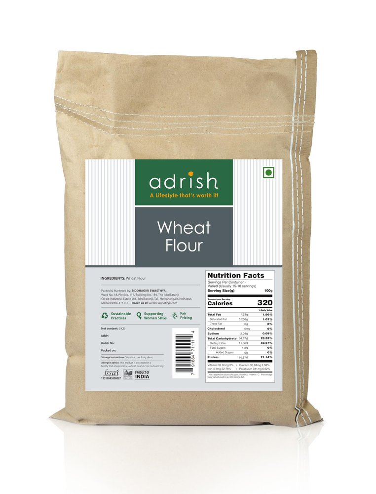 Adrish Zerowaste Organic wheat flour 5 kg