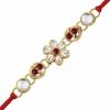 ascension Designer Meena Rakhi Raksha Bandhan Gift Band Moli Design Rakhi for Brother bhaiya bro with 2 Dark Fantasy Cookies & Roli Pack (Pack of 2) view 4