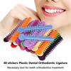 Dental Orthodontic Ligature Ties (1040pcs, 40 sticks Multicolored) view 3