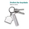 FULLGUEEN Pill Holder Keychain,Portable Waterproof Single Chamber Stainless Steel Pill Container,Small Pill Box Case for Outdoor Travel Camping - 2 Pack view 4
