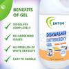Entor Dishwasher Detergent Gel, Total Action | For Automatic Dishwashers | Plant Based, Eco-Friendly And Safe | Biodegradable | Germ Protection | Citrus & Thyme Oils | 900 ml view 3