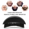 Handle Beard Brush, Beard Grooming Brush Wooden Handle Portable Styling Tool for Gift view 3