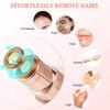 STOIQE 2 in 1 Portable eyebrow trimmer for women, epilator for women, facial hair remover for women,Face, Lips, Nose Hair Removal Electric Trimmer with Light view 4