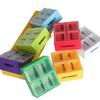 Zollyss Weekly Deep Capacity Pill Tray Organizer,7 Day Large Pill Box Dispenser 4 Times a Day, AM/PM Pop-Out Pill Planner view 4