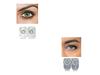 GREEN AND SEA BLUE MD SPARKLE 2 PAIR MONTHLY COLOR CONTACT LENS WITH CASE, LENS HOLDER AND 60 ML SOLUTION (PACK OF 2 PAIR) view 1